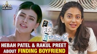 Rakul Preet & Hebah Patel about Finding Boyfriend | Naanna Nenu Naa Boyfriends Movie Latest Trailer