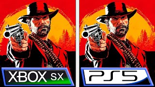 Red Dead Redemption 2 | PS5 vs Xbox Series X | Graphics \u0026 FPS Comparison | BC