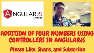 Addition of Four Numbers Using Controllers in AngularJS