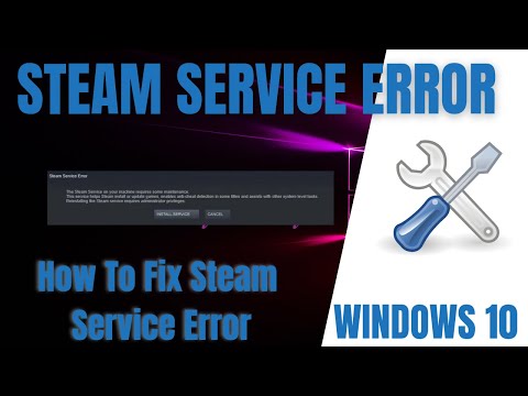 FIX Steam Service Error on Windows 10!