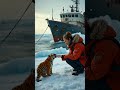 These two little fellows getting together is really so interesting.  #polarbear #tiger   #cute