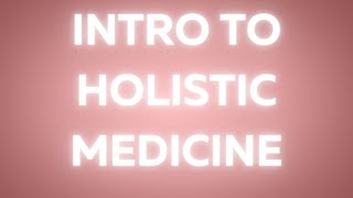 HillmanTok University Intro to Holistic Medicine Info Session