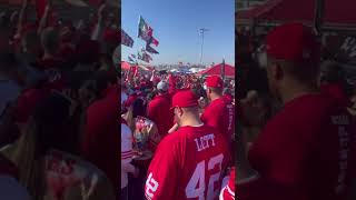 2 LA Rams fans surrounded by THOUSANDS of 49er fans!