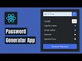 React Password Generator App | Beginner Project