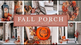 2022 FALL FRONT PORCH DECORATE WITH ME | fall decorating ideas + simple fall decor