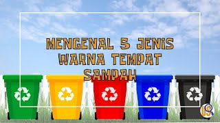 Mengenal 5 jenis warna tempat sampah