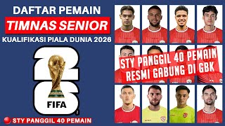 Daftar Pemain Timnas Indonesia Senior 2024 Kualifikasi Piala Dunia 2026 - Jadwal Timnas indonesia