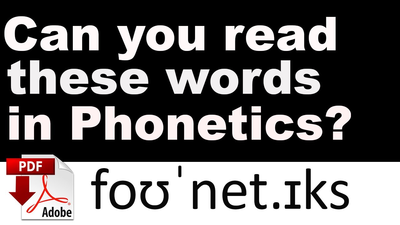 Phonetic Exercises - Find The Word Written In Phonetic Transcription ...