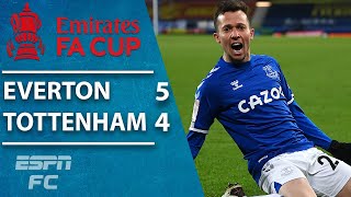 Everton outlasts Tottenham in 9-GOAL THRILLER! | ESPN FC FA Cup Highlights