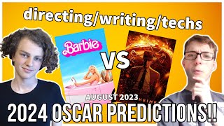 2024 OSCAR PREDICTIONS (DIRECTING/WRITING/TECH CATEGORIES) - August Update