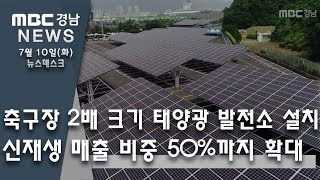 두산중공업, 신재생 에너지로 승부  [MBC경남 뉴스데스크] 180710