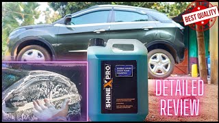 ShineXPro 2.7 LTR Foam Car Wash Shampoo Review | How to wash a car properly step by step