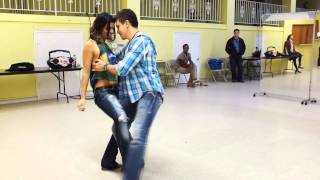 The hottest Zouk class demo dance with pros Diego \u0026 Jessica in DC