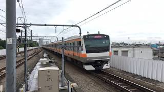 E233系0番台トタT41編成 通勤特快 東京行き 東小金井通過