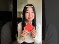 trying the viral watermelon toast 🍉🍞 watermelon viralfood snack