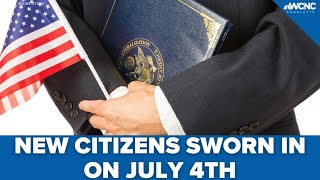 New U.S. citizens sworn in on Independence Day