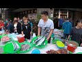 taiwan seafood auction beautiful fish salmon fish cutting octopus squid sell low price