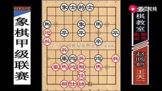 【象棋教室】2018“象甲”不服之戰：趙暘鶴“開局強幹”王天一