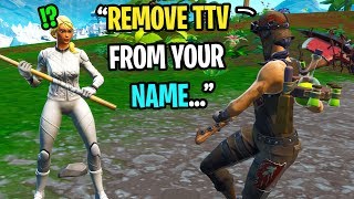 Twitch In My Name Fortnite Videos 9tube Tv - i paid a streamer to remove ttv from his fortnite name in my game