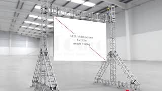 TourGo Outdoor Led Screen support Truss Led Display Truss