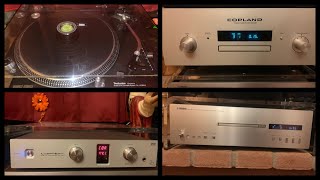 Comparative technics sl1210 mk5,cd player copland cda 288, luxman dac da 250, yamaha cd-1000