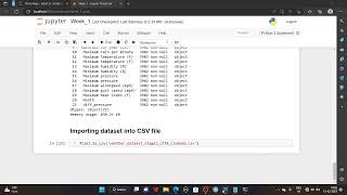 Weather Reports Data Analysis - Part 1 | Python | SQL | Excel