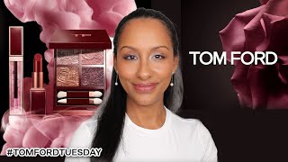 Tom Ford Rose Exposed Collection Review, Comparisons \u0026 Tutorial | Eye Quad, Lipsticks \u0026 Lip Oil Tint