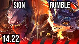 SION vs RUMBLE (TOP) | Dominating | BR Challenger | 14.22