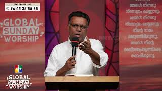 വാഗ്ദത്തങ്ങൾ നിവർത്തിക്കുന്ന ദൈവം | PR.JAMES CHACKO | GLOBAL SUNDAY WORSHIP | POWERVISION TV