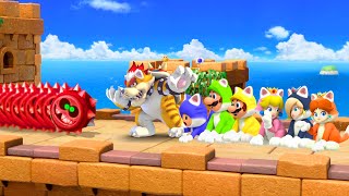 【マリオパーティ スイッチ】すべてのサバイバルミニゲーム猫の衣装のすべてのキャラクター(COM最強 たつじん)