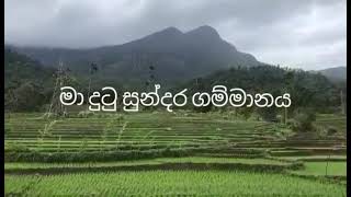 මා දුටු සුන්දර ගම්මානය