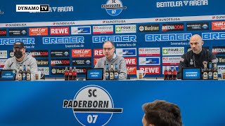 22. Spieltag | SCP - SGD | Pressekonferenz nach dem Spiel