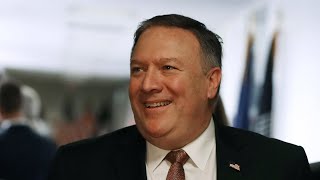 Pompeo focuses on Iran in first trip abroad