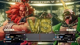 SFV AE NAOOONN AKUMA VS DO U KNOW KIMCHI BIRDIE WORLD NUMBER 3 VS WORLD NUMBER 7