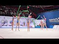 Russian national group 2   3 ribbons 2 balls  Spartakiad 2022