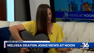 Melissa Deaton preforms on News at Noon