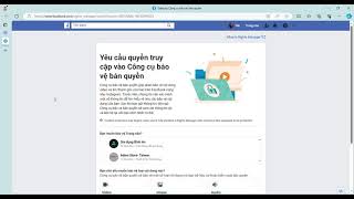 Right Manager- đăng kí công cụ bảo vệ bản quyền trên Facebook