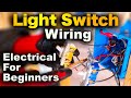 How To Wire A Light Switch - EASY Single Pole Switch STEP BY STEP Wiring Tutorial