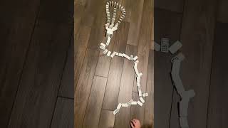 Dominoes Falling In Slow Motion
