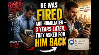 He Was Fired and Humiliated — 3 Years Later, They Asked for Him Back
