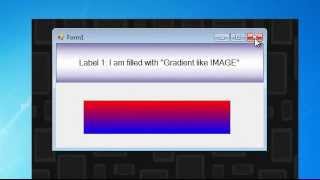 Practical VB.NET Tutorial- Gradient Filled Label