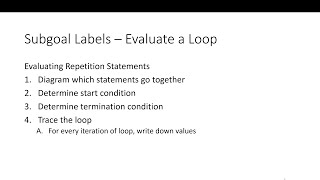 Loops - While Sentinel (Java)