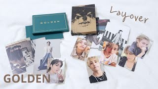 【開封動画】JUNGKOOK GOLDEN｜V Layover｜Unboxing｜BTS weverse Album｜今更ながら開封式