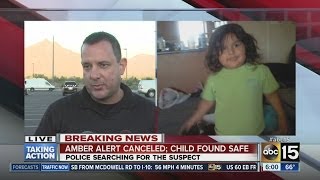 Amber Alert canceled, child found safe