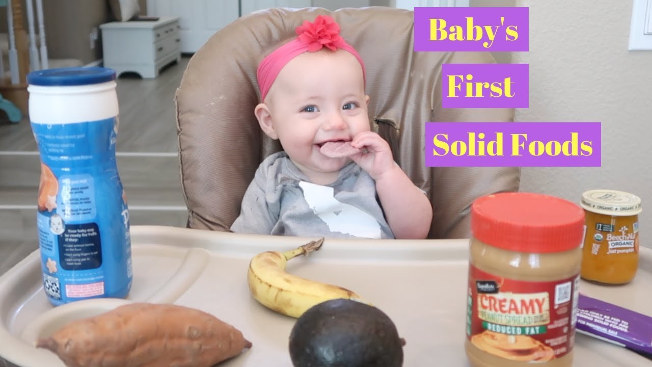 Starting Solids!: Baby's First Foods - YouTube