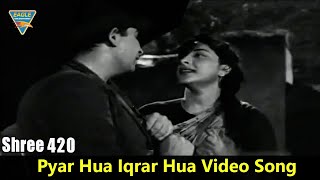 Pyar Hua Iqrar Hua Video Song || Shree 420 Hindi Movie || Raj Kapoor || Eagle Mini