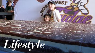 The making of the World's Largest Nanaimo Bar