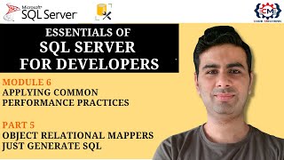 6.5 Object Relational Mappers (ORM) Just Generate SQL