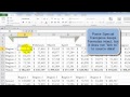 Two Ways to Transpose Excel Data