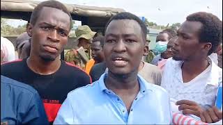 Youths in Kakuma, Turkana County protest against lack of jobs Moves many people living in Refugees